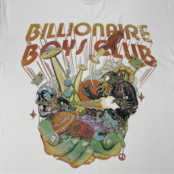 Vintage Billionaire Boys Club Men’s XL White Drab Epic Graphic Tee Cotton TShirt - Picture 2 of 12